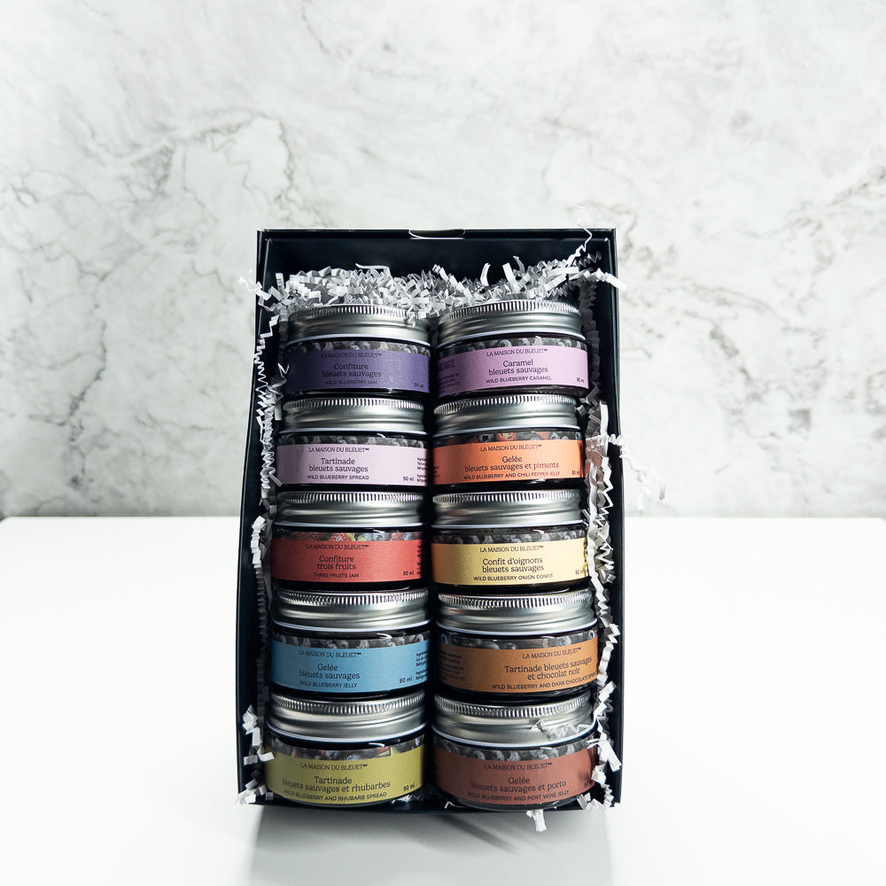 Boîte Découverte de produits aux bleuets sauvages