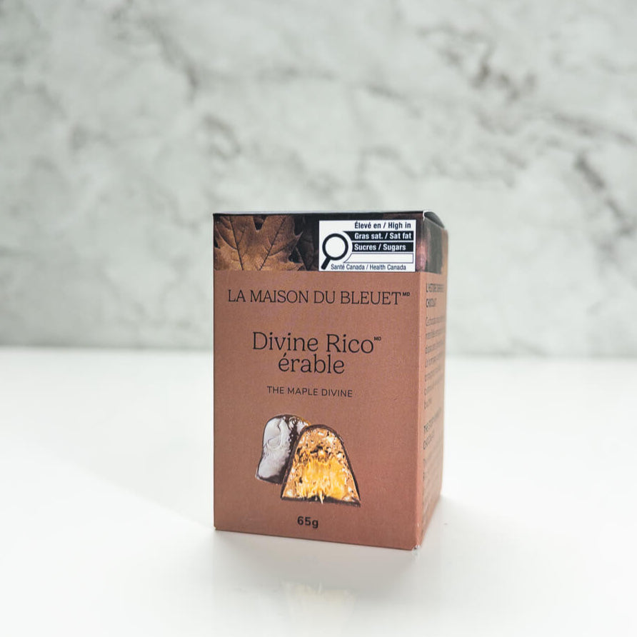 Boîte de chocolat Divine Rico® à l'érable