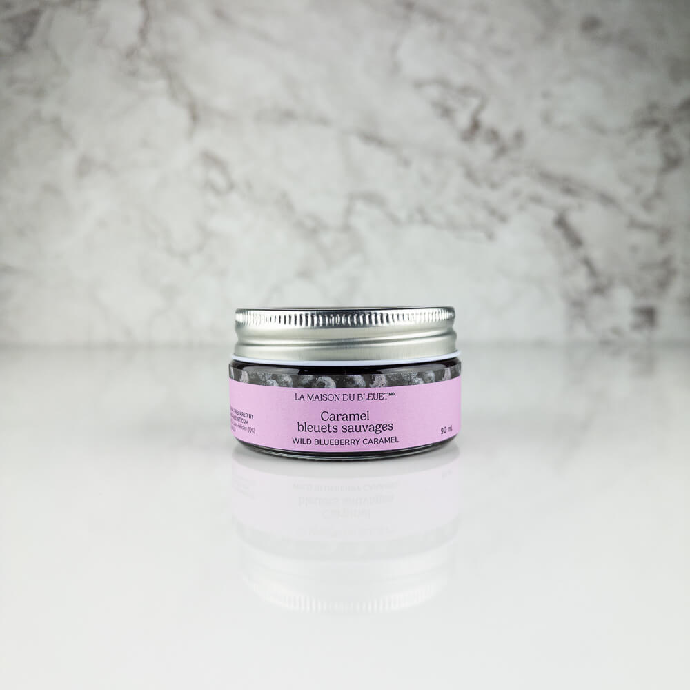 Caramel de bleuets sauvages 90 ml - La Maison du Bleuet
