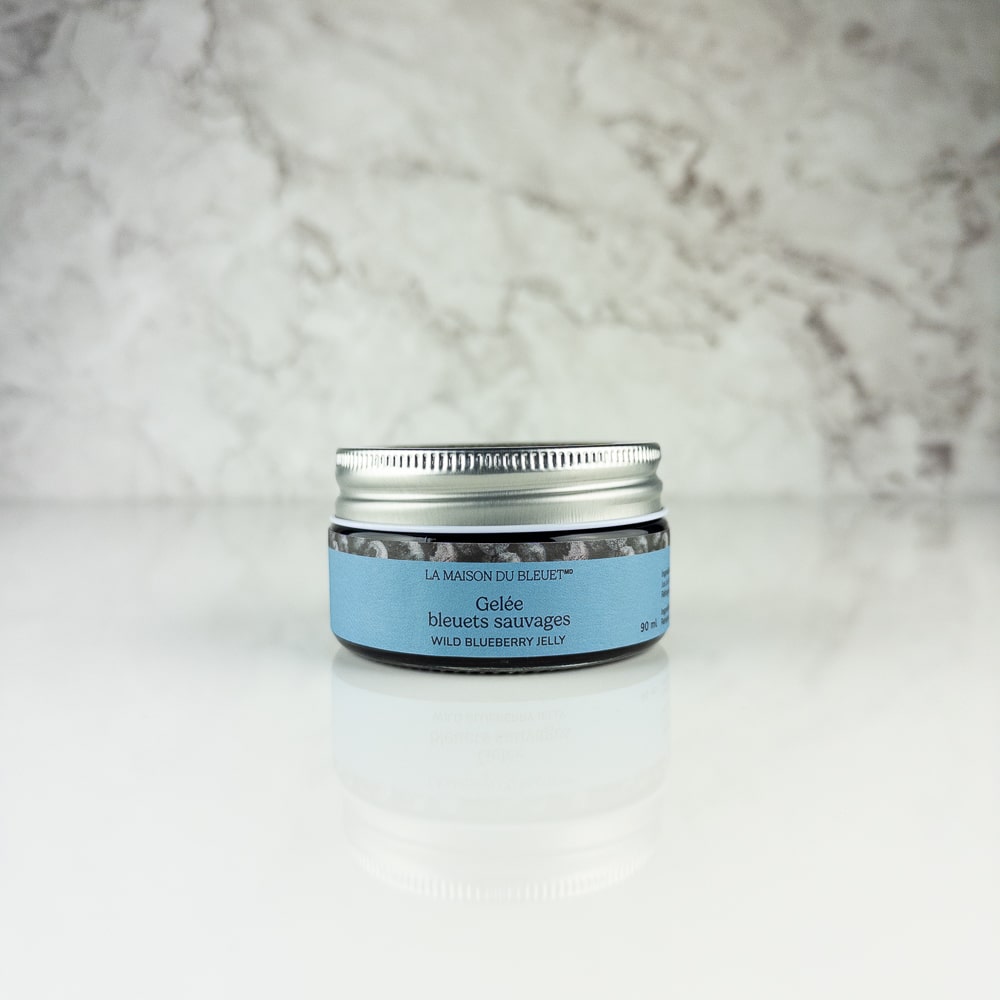 Gelée de bleuets sauvages 90 ml - La Maison du Bleuet