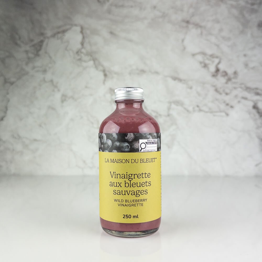 Vinaigrette aux bleuets sauvages 250 ml - La Maison du Bleuet