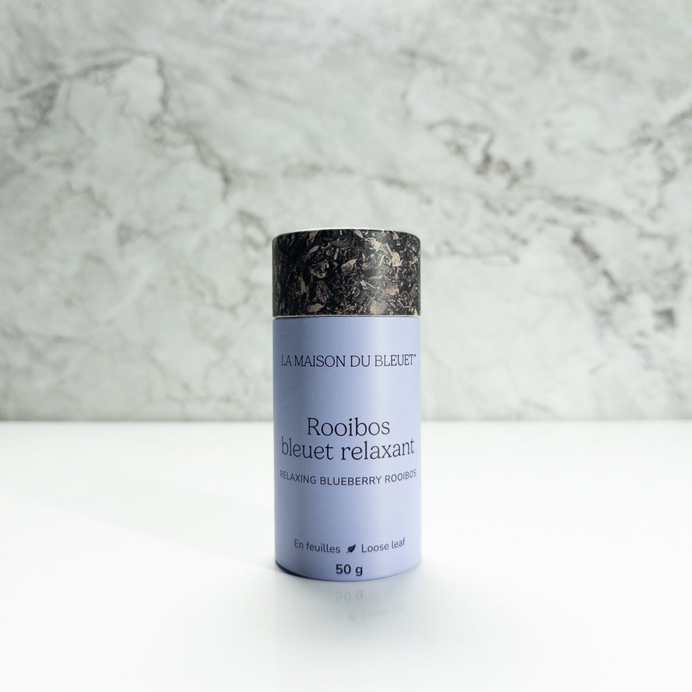 Boîte de rooibos bleuet relaxant 50 g