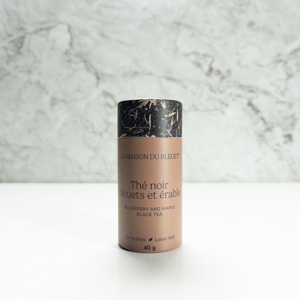 Boîte de thé noir aux bleuets et à l'érable 40 g