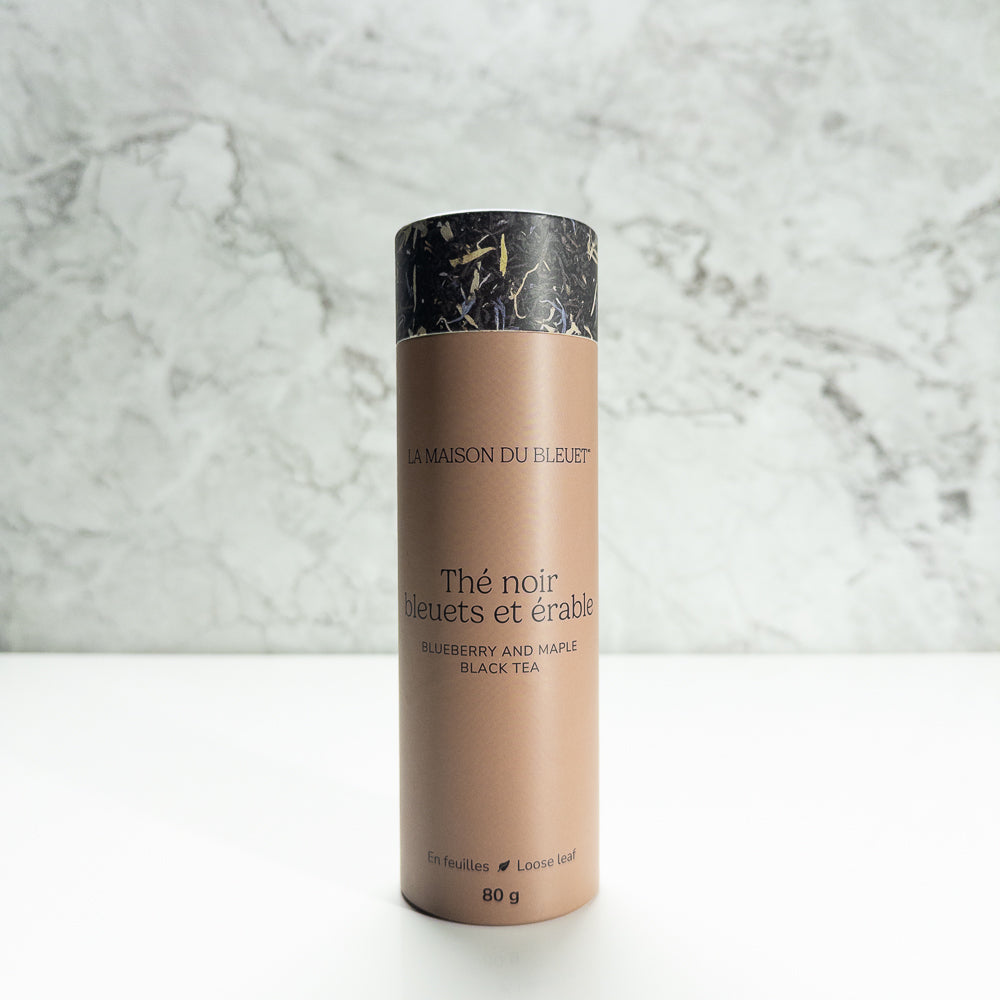 Boîte de thé noir aux bleuets et à l'érable 80 g