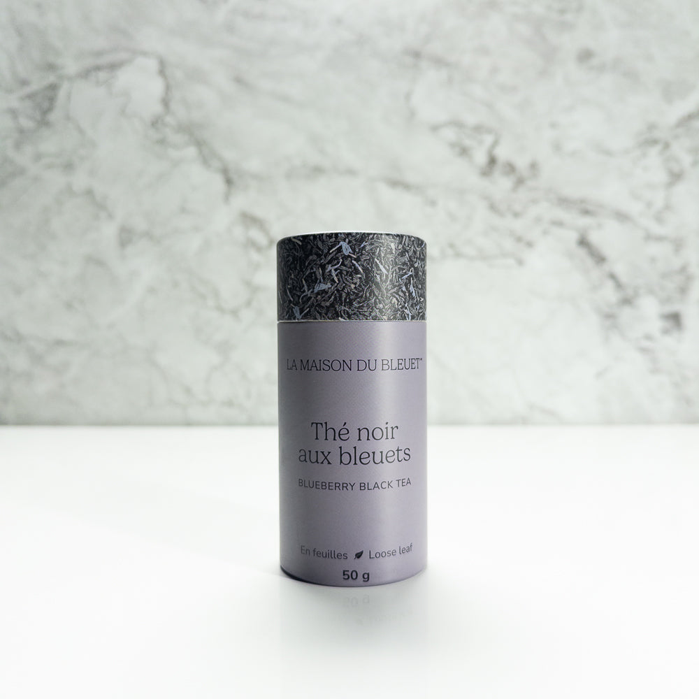 Boîte de thé noir aux bleuets 50 g