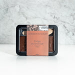 Boîte de fudge au chocolat
