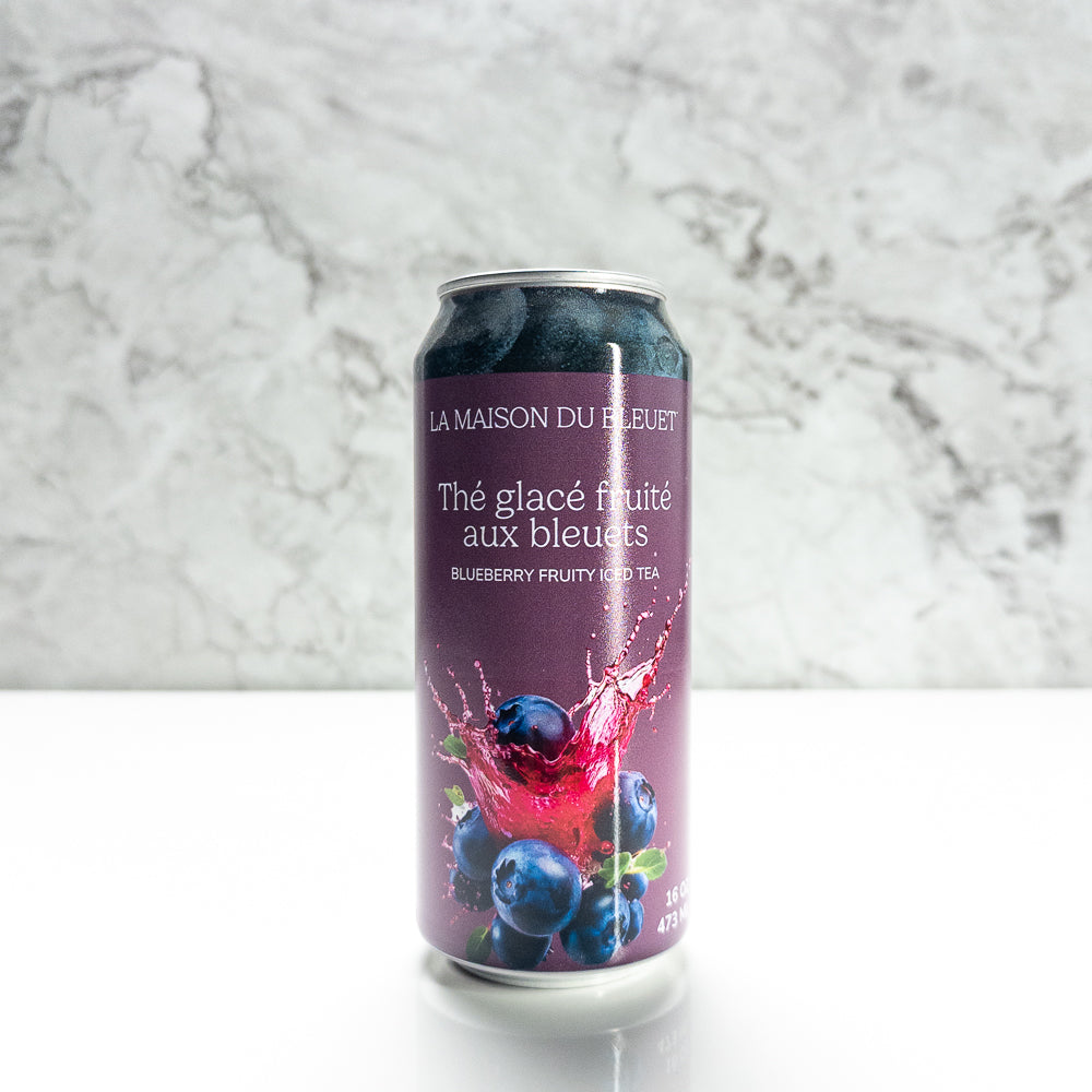 Canette de thé glacé fruité aux bleuets 473 ml