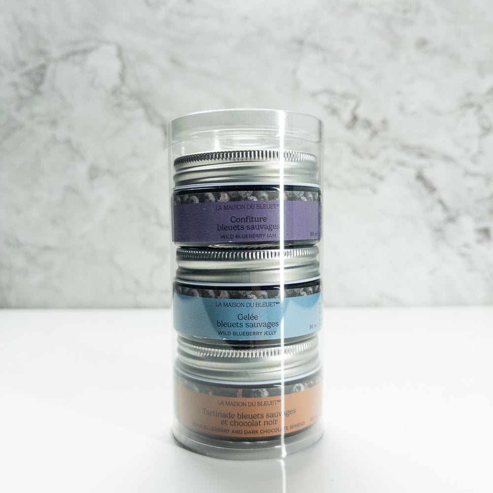 Boîte Déjeuner de produits aux bleuets sauvages