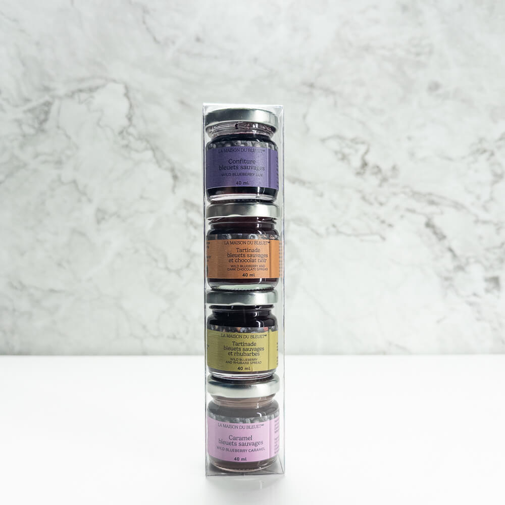 Boîte Quattro de quatre produits aux bleuets sauvages – 40 ml