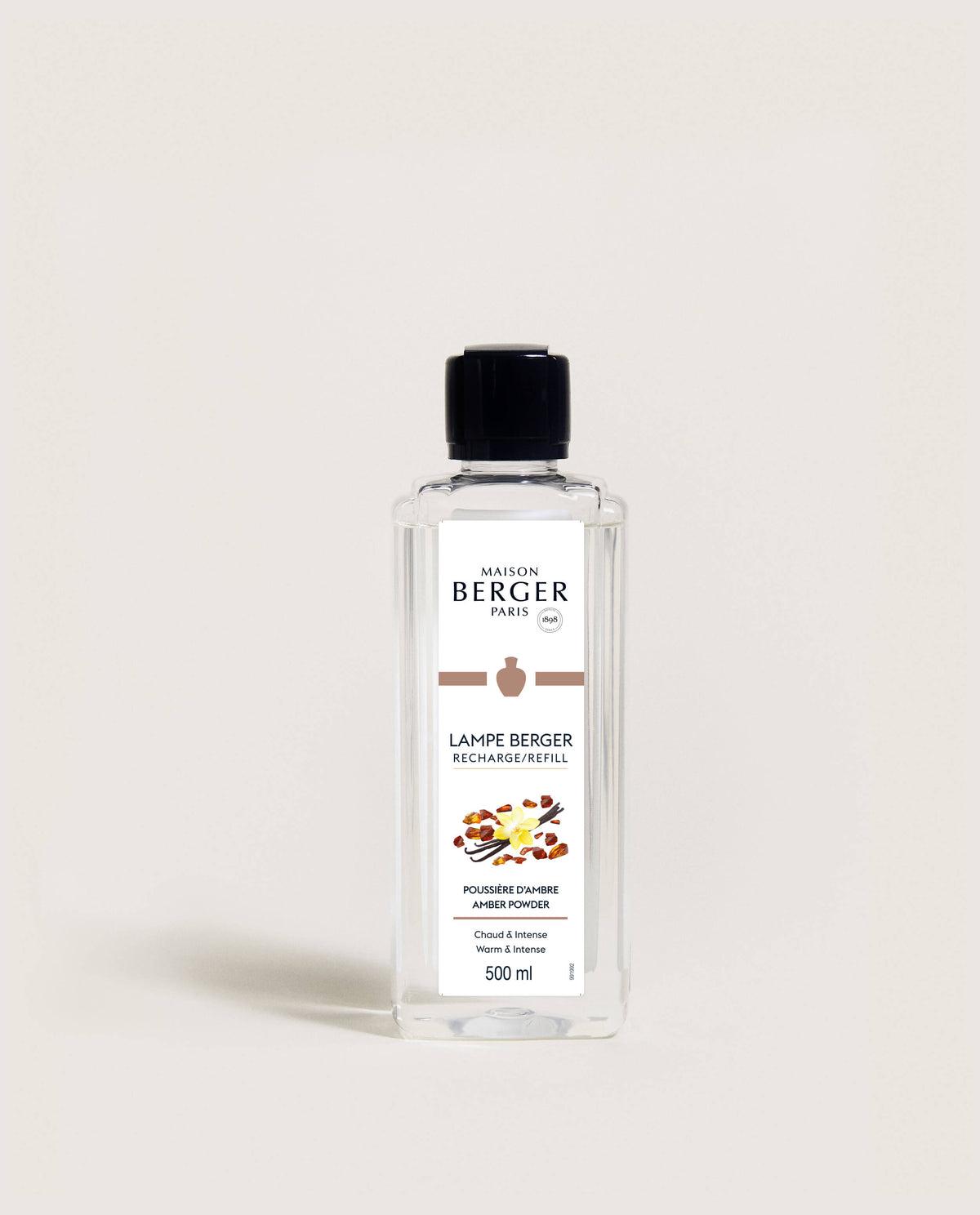 Recharge pour lampe Berger – Poussière d’ambre – 500 ml – Maison Berger