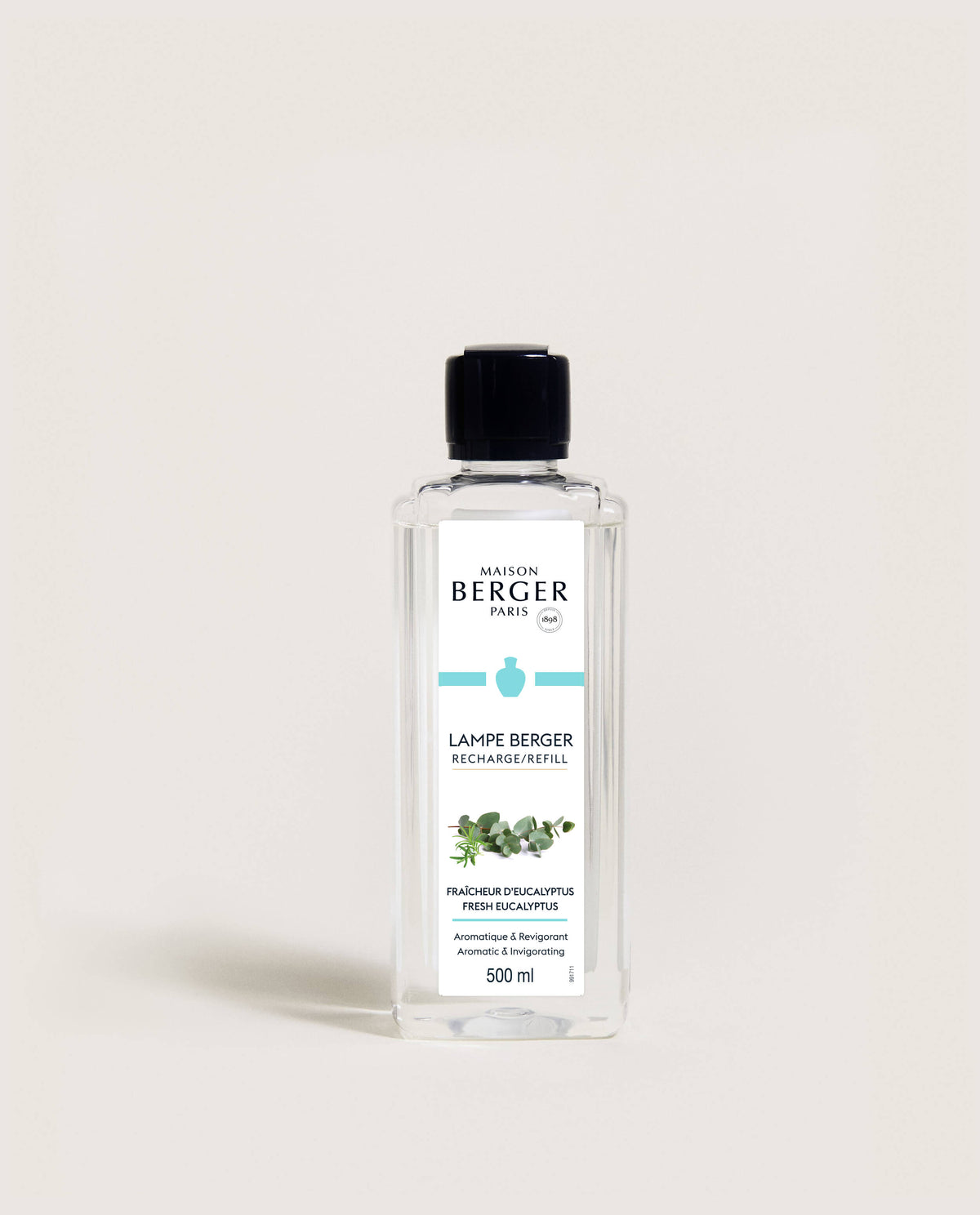 Recharge pour lampe Berger – Fraîcheur d’eucalyptus – 500 ml – Maison Berger