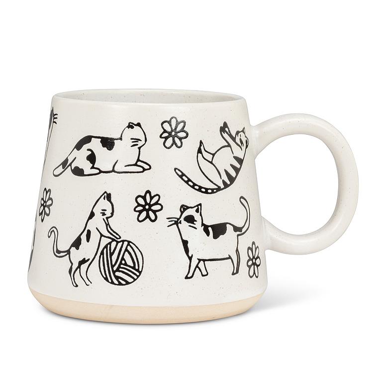 Tasse surdimensionnée avec chats