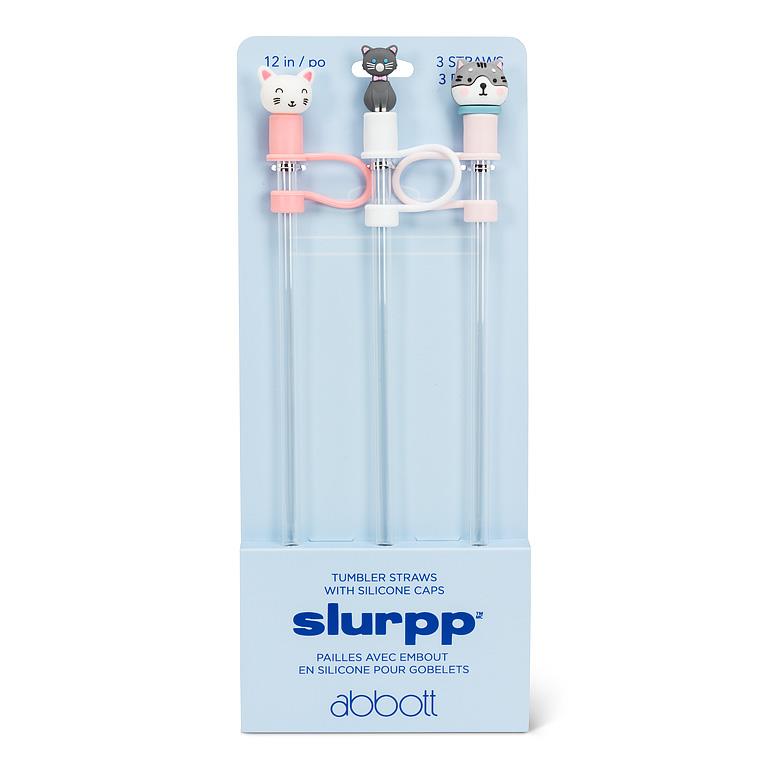 3 pailles jumbo avec embouts chat – vue 2