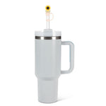 3 pailles jumbo avec embouts tournesol – vue 3