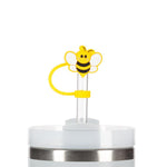 3 pailles jumbo avec embouts abeille – vue 4