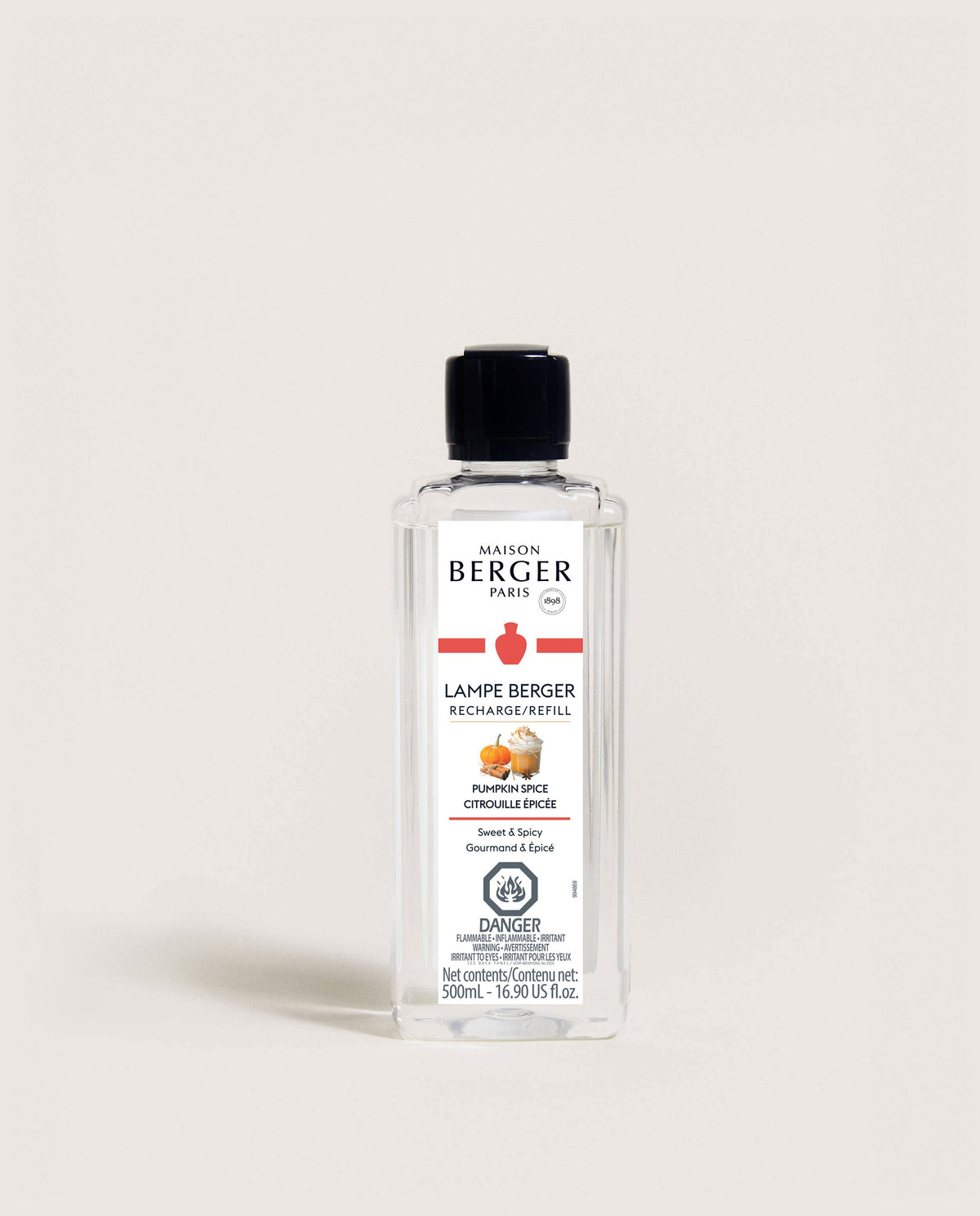 Recharge pour lampe Berger – Citrouille épicée – 500 ml – Maison Berger