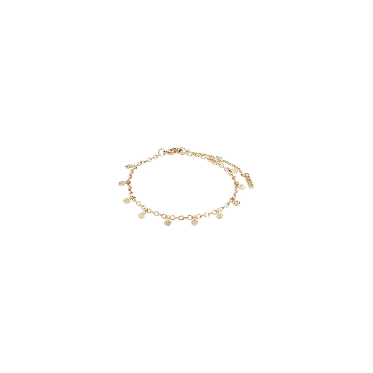 Bracelet fin doré à petites pampilles