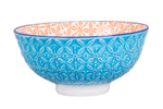 Bol orange turquoise