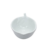 Petit bol blanc en forme de citron