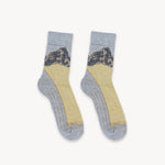 Chaussettes Mountain en mélange d’alpaga – Doré – Pokoloko