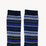 Chaussettes Crew en mélange d’alpaga – Lapis-lazuli – Pokoloko