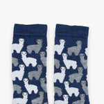 Chaussettes Herd en mélange d’alpaga – Denim – Pokoloko