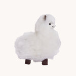 Peluche alpaga debout – Blanc, 5,5 po – Pokoloko