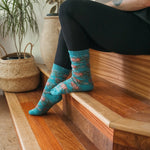 Chaussettes épaisses en mélange d’alpaga – Bouquet – Pokoloko