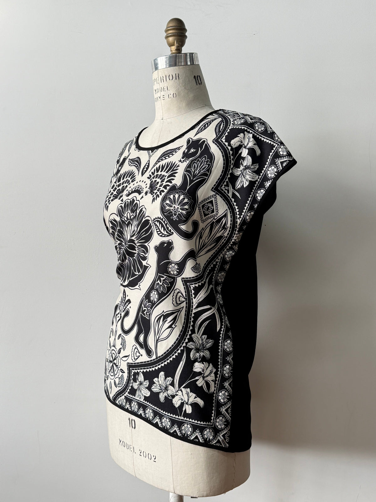 T-Shirt Malo Femme Noir