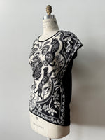 T-Shirt Malo Femme Noir