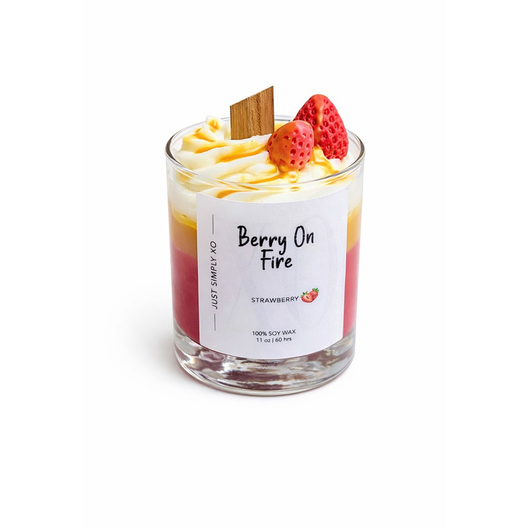 Bougie parfumée Berry on Fire | JSX-CND-004