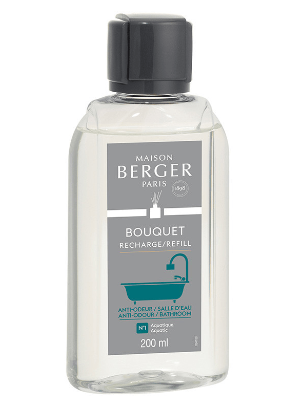 Recharge pour bouquet parfumé – Aquatique anti-odeurs – Maison Berger