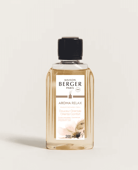 Recharge pour bouquet parfumé – Aroma Relax – Douceur orientale – Maison Berger