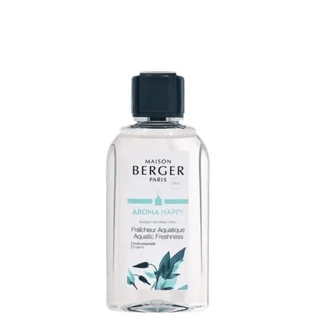 Recharge pour bouquet parfumé – Aroma Happy – Fraîcheur aquatique – Maison Berger