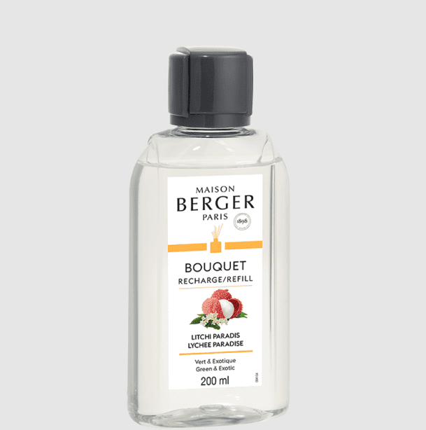 Recharge pour bouquet parfumé – Litchi Paradis – Maison Berger