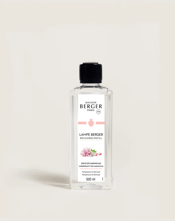 Recharge pour lampe Berger – Sous les magnolias – 500 ml – Maison Berger