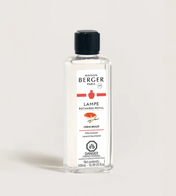 Recharge pour lampe Berger – Crème brûlée – 500 ml – Maison Berger