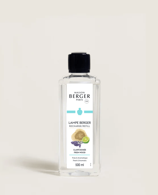 Recharge pour lampe Berger – Clarté boisée – 500 ml – Maison Berger