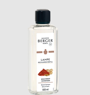 Recharge pour lampe Berger – Bois d’Orient – 500 ml – Maison Berger