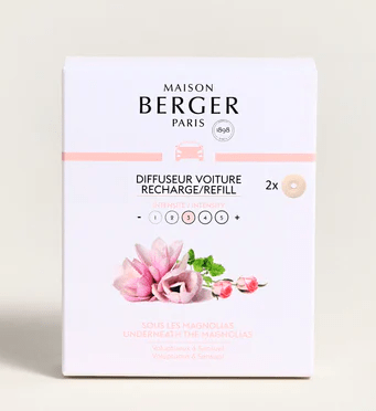 Recharges pour diffuseur de voiture – Sous les magnolias – Maison Berger