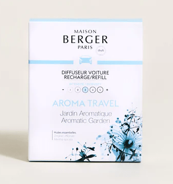 Recharges pour diffuseur de voiture – Aroma Travel – Jardin aromatique – Maison Berger