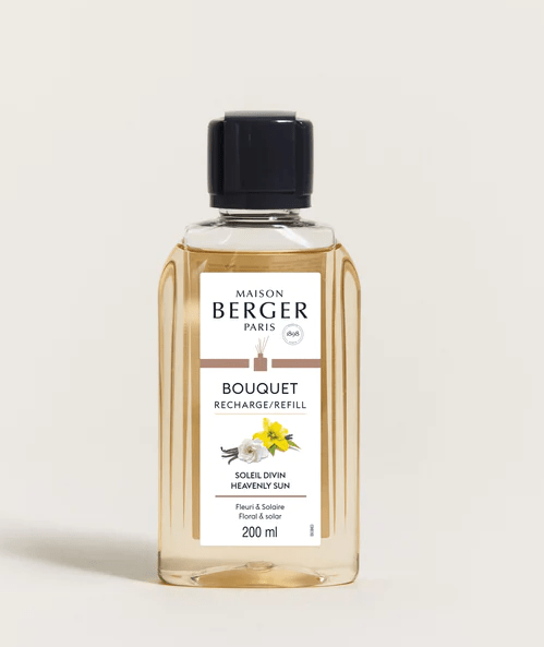 Recharge pour bouquet parfumé – Soleil divin – Maison Berger