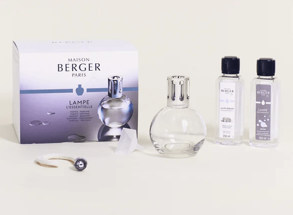 Coffret lampe Berger Essentielle ronde et deux recharges – Maison Berger