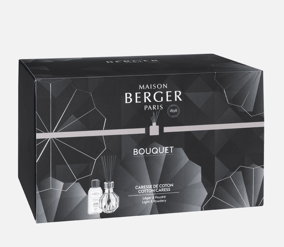 Coffret bouquet parfumé Facette nude – Caresse de coton – Maison Berger