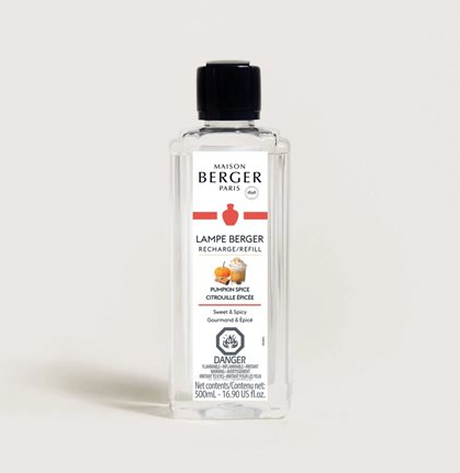 Recharge pour lampe Berger – Citrouille épicée – 500 ml – Maison Berger