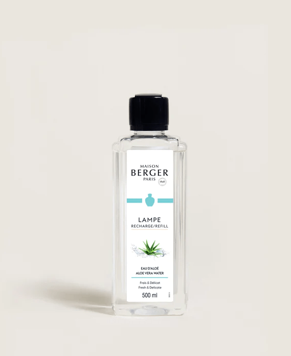 Recharge pour lampe Berger – Eau d’aloé – Maison Berger