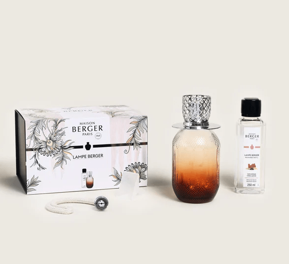 Coffret lampe Berger Evanescence fauve – Maison Berger