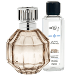 Coffret lampe Berger Facette nude et Caresse de coton – Maison Berger