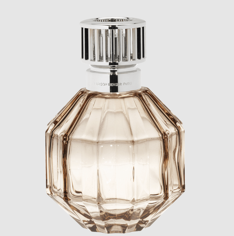 Coffret lampe Berger Facette nude et Caresse de coton – Maison Berger
