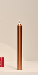 Bougie droite cuivrée – Maison Berger